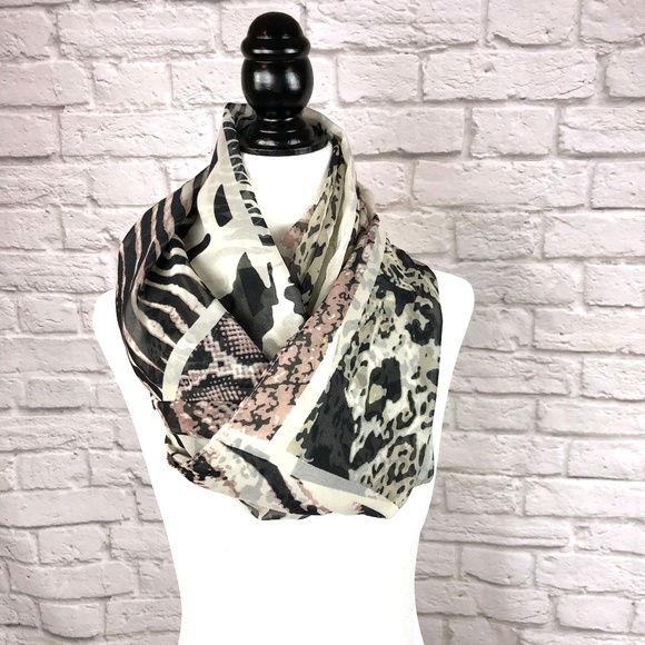 bebe Accessories - 2b bebe Infinity Scarf - One Size - leopard print